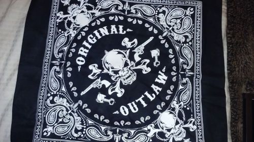 Original outlaw biker bandana