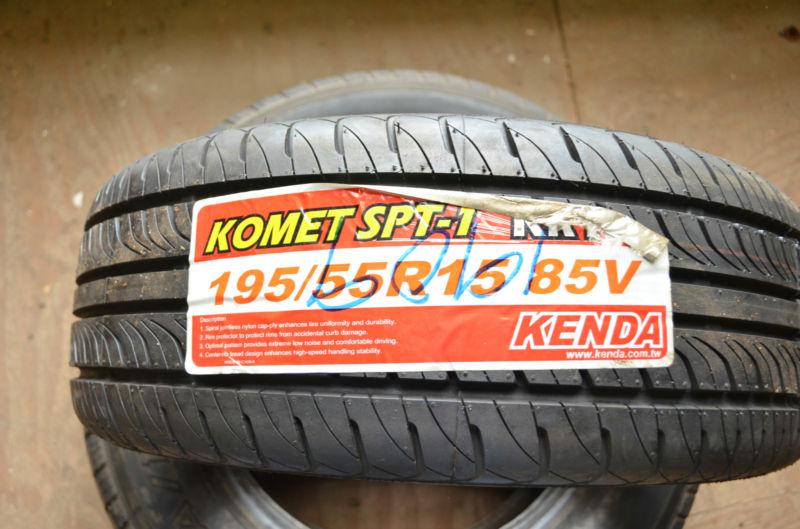 1 new 195 55 15 kenda komet sport-1 blem tire