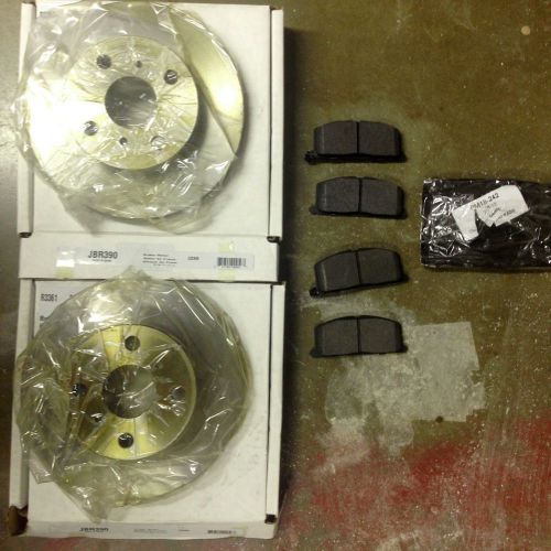 1987 toyota corolla fx front brake pads and rotors