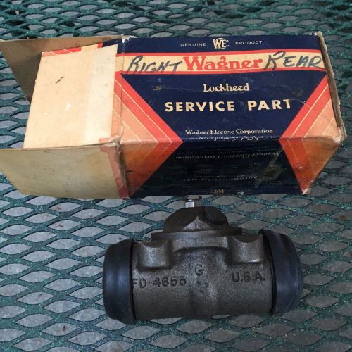 1938-39 plymouth wagner wheel brake cylinder right rear fd4855 nos new