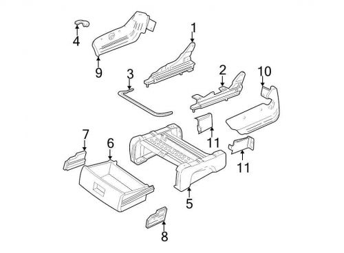 Chrysler oem chrysler seat track cover 0ud771d5aa image 10