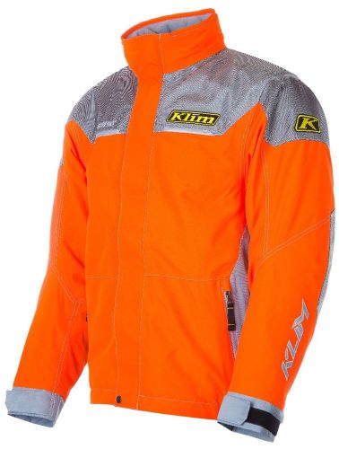 2014 klim men&#039;s klimate parka snowmobile gore-tex jacket orange xs