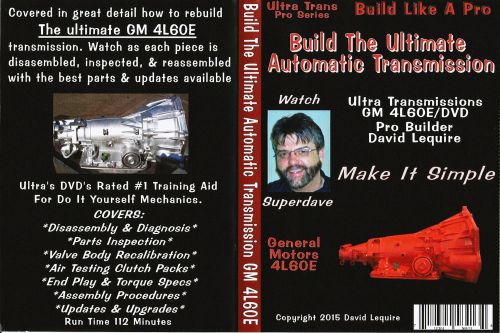 Chevy silverado , sierra, trucks  automatic transmission  video dvd 4l60e