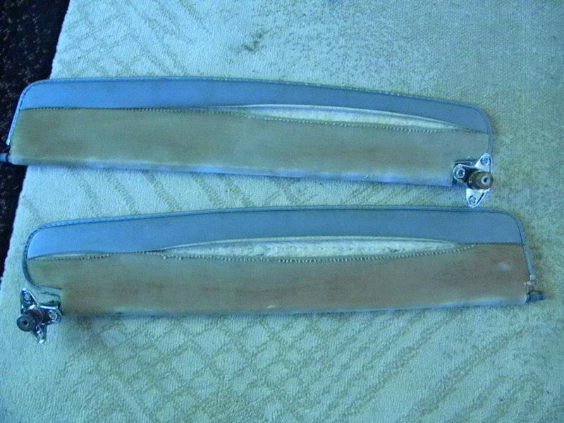 1959 buick electra 225 set of visors nice chrome and other parts need sewing