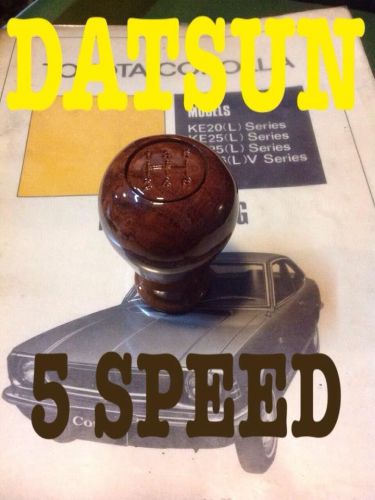 Wood shift knob 5 speed datsun picup truck 1000 1200 1300 1400 1500 1600 1800