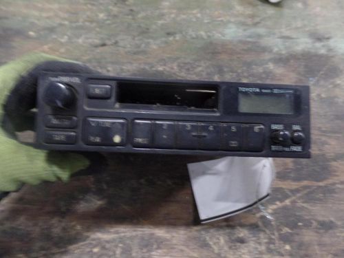 91 toyota corolla a/v radio receiver, w/cassette