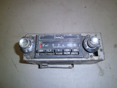 1963 buick sonomatic radio vintage