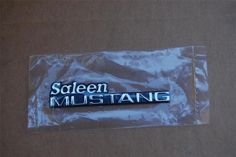 New nos factory ford saleen mustang metal dashboard dash emblem 1986-1993 5.0