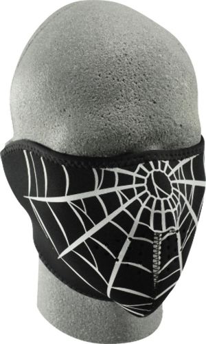 Zanheadgear neoprene half mask spider web - wnfm055h