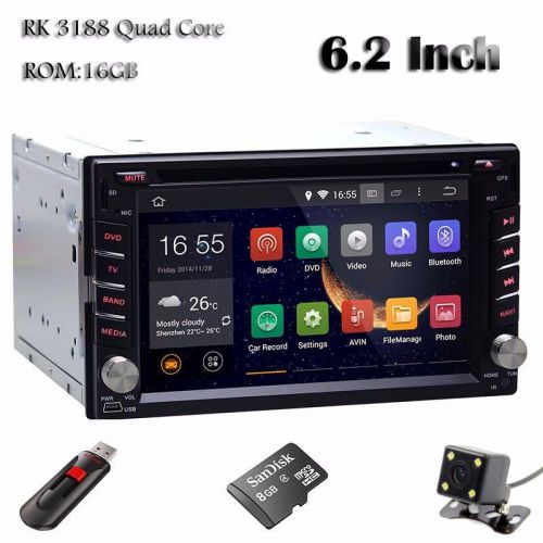 Android 4.4 stereo car radio dvd player bluetooth gps wifi 3g for honda, nissan