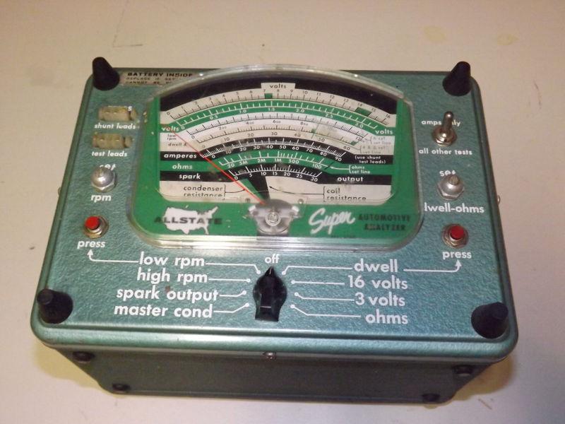 Vintage sears allstate super automotive analyzer # 244-2110 great condition