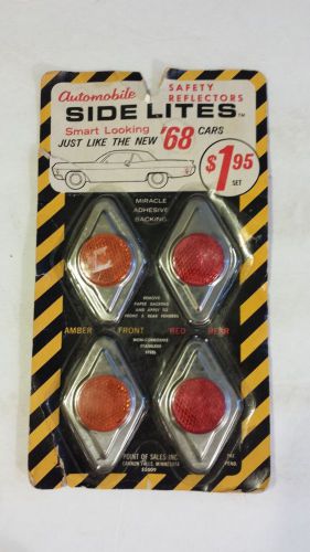 Reflector safety side lights for pre 1968 automobiles