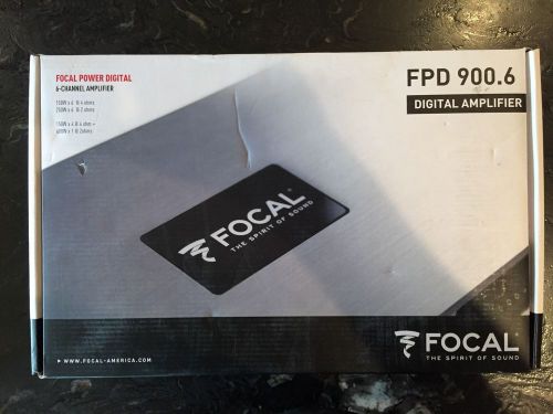 Focal fpd 900.6 6 channel digital amplifier new