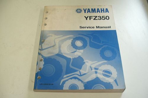 Yamaha atv dealer technical service manual yfz350