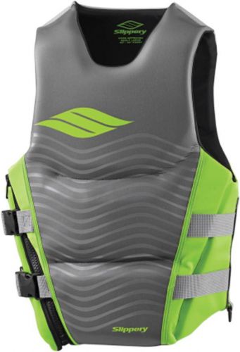 Slippery array side entry neo mens watercraft jetski vest -gray-sm