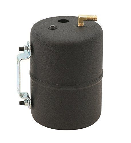 Mr. gasket 3701 black painted vacuum canister with fittings