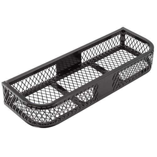 Atv front rack steel mesh hunt and fish cargo storage gear basket atvfb-3713
