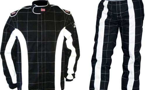 K1 - triumph sfi-1 auto racing suit - 2-piece fire sfi 3.2a/1 - box stitched