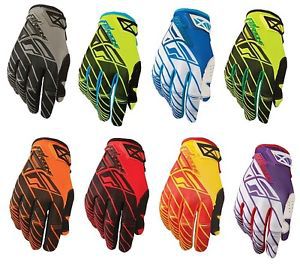 Fly racing kinetic motocross off road race gloves (all sizes)