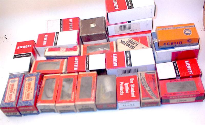 Huge wholesale lot of vintage ignition parts___________25 nos nors pieces in all