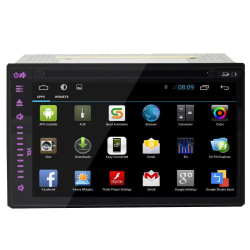 7&#034;android4.4 double 2din in dash car stereo radio dvd player gps navigation wifi