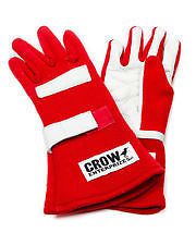Crow 11702 small red nomex driving gloves sfi midget sprint nhra imca safety