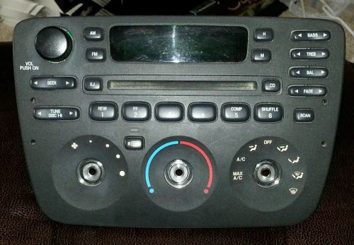 01-03 ford taurus mercury sable oem radio cd heater control 1f1f-18c858-dc