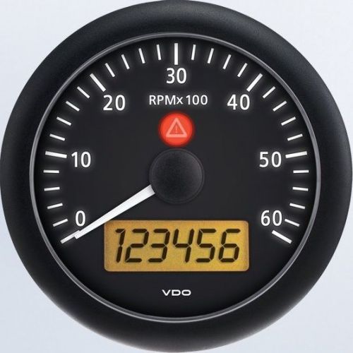 Vdo a2c53194872-s tachometer 6,000 rpm - viewline onyx