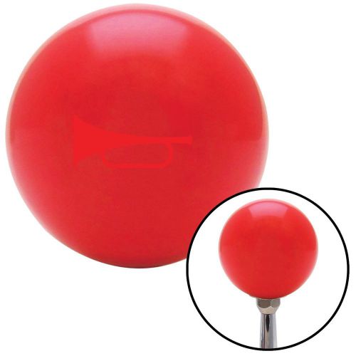 Red horn trumpet red shift knob with m16 x 1.5 insertshift boot manual shift