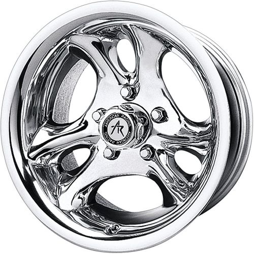 16x8 polished american racing ventura 5x4.5 +0 wheels open country at ii