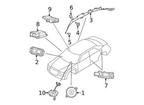 Genuine retractor assy u-nut 6101712