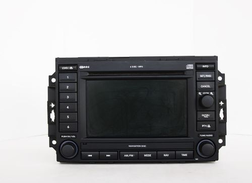 2007 dodge ram 2500 rec gps navigation 6 cd player changer radio stereo