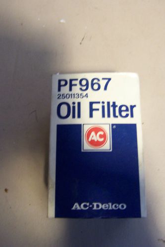 Vintage nos ac-delco pf967,25011354 oil filter