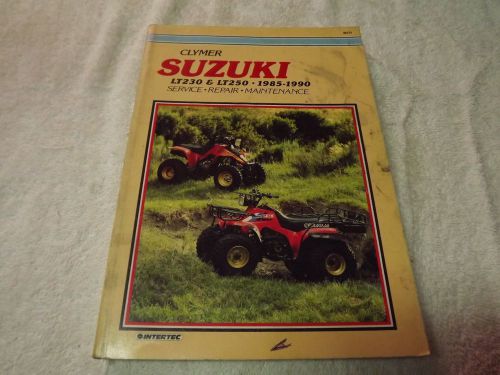 Suzuki (clymer)lt230/lt250 85-90 service manual