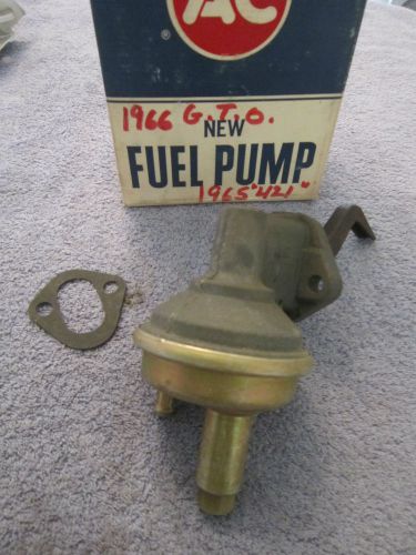 Nos pontiac 1965 421 and 1966 389 delco fuel pump