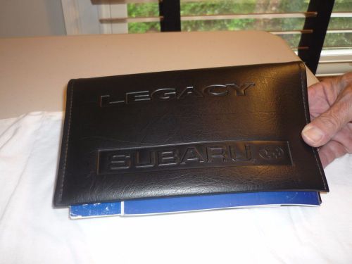 2000 subaru legacy/outback owners manual set w/factory case