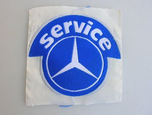 Mercedes service - vintage tag cloth jacket badge mb 190 200 300 500 600 sl nos