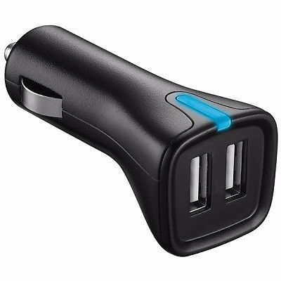 Dual usb auto car converter charger power adapter 12-24v dc (1000ma -2400ma)