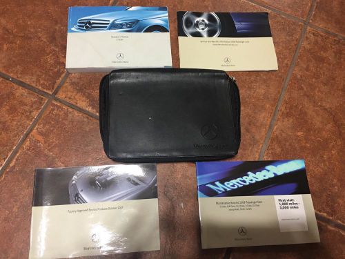 2008 mercedes c-class benz  owner manual ( free shipping )