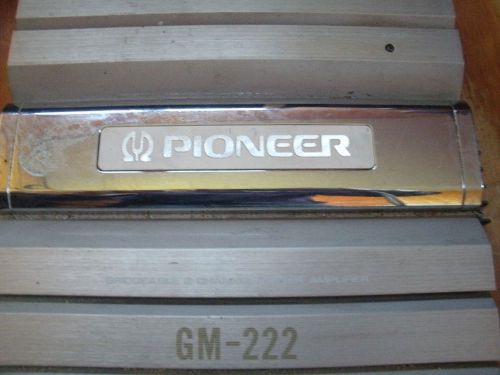 Pioneer gm-222 power amplifier