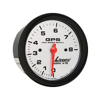 Livorsi electric automotive 80 mph gps speedometer platinum/black 4 5/8&#034;