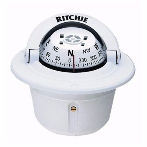Ritchie explorer compass f-50w flush mount designer white md