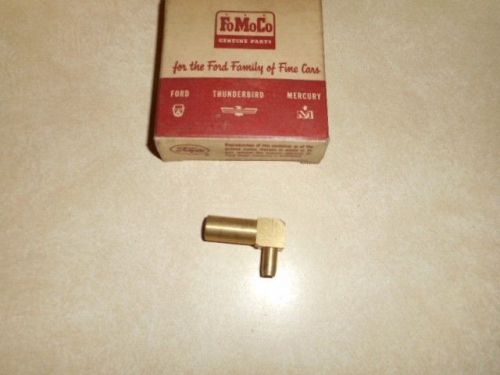 Nos 1956 ford, mercury, automatic choke tube outlet elbow-right  v8 with 4 bbl.