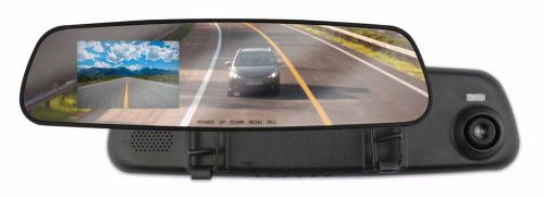Armor all rear view mirror dash cam, 720p hd (adc2-1004-blk)