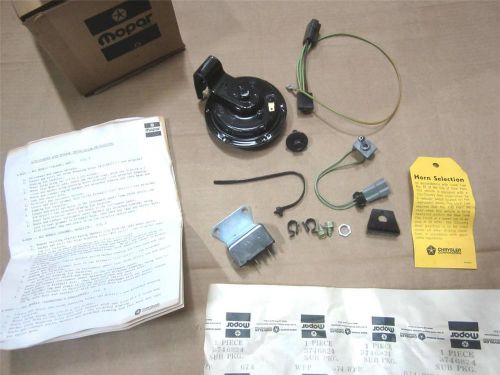 1960 1970 mopar city country horn set installation kit valiant dart coronet new