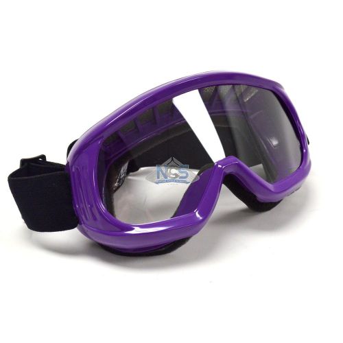 Dirt bike mx motocross offroad adult racing goggles purple
