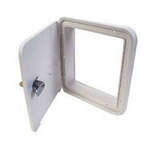Rv trailer multi-purpose access door without back jr products 21102-a