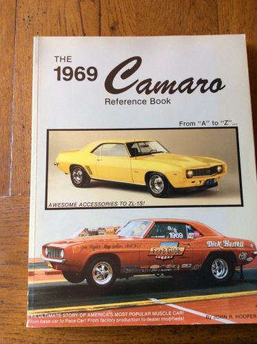The 1969 camaro reference book by john hooper