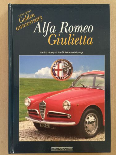 Alfa romeo giulietta by angelo tito anselmi (hardback, 2004)