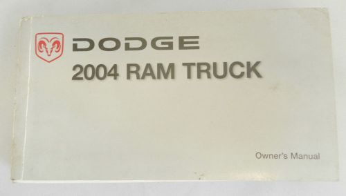 2004 dodge ram truck owners manual 81-326-0427